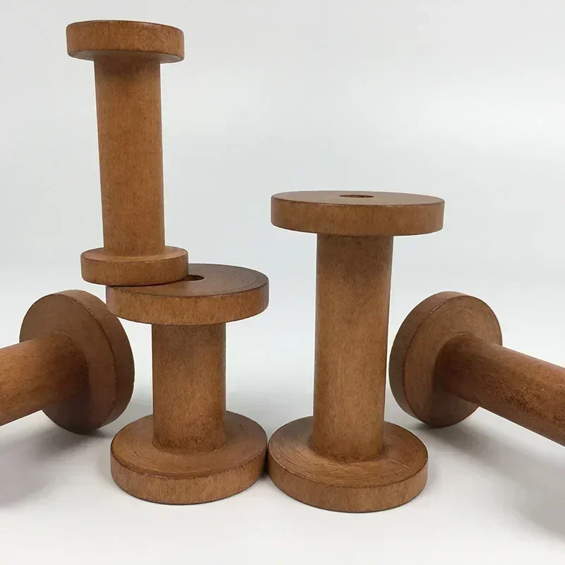 1Pc Vintage Wooden Spools DIY  - Organza Ribbon Spool avis et prix