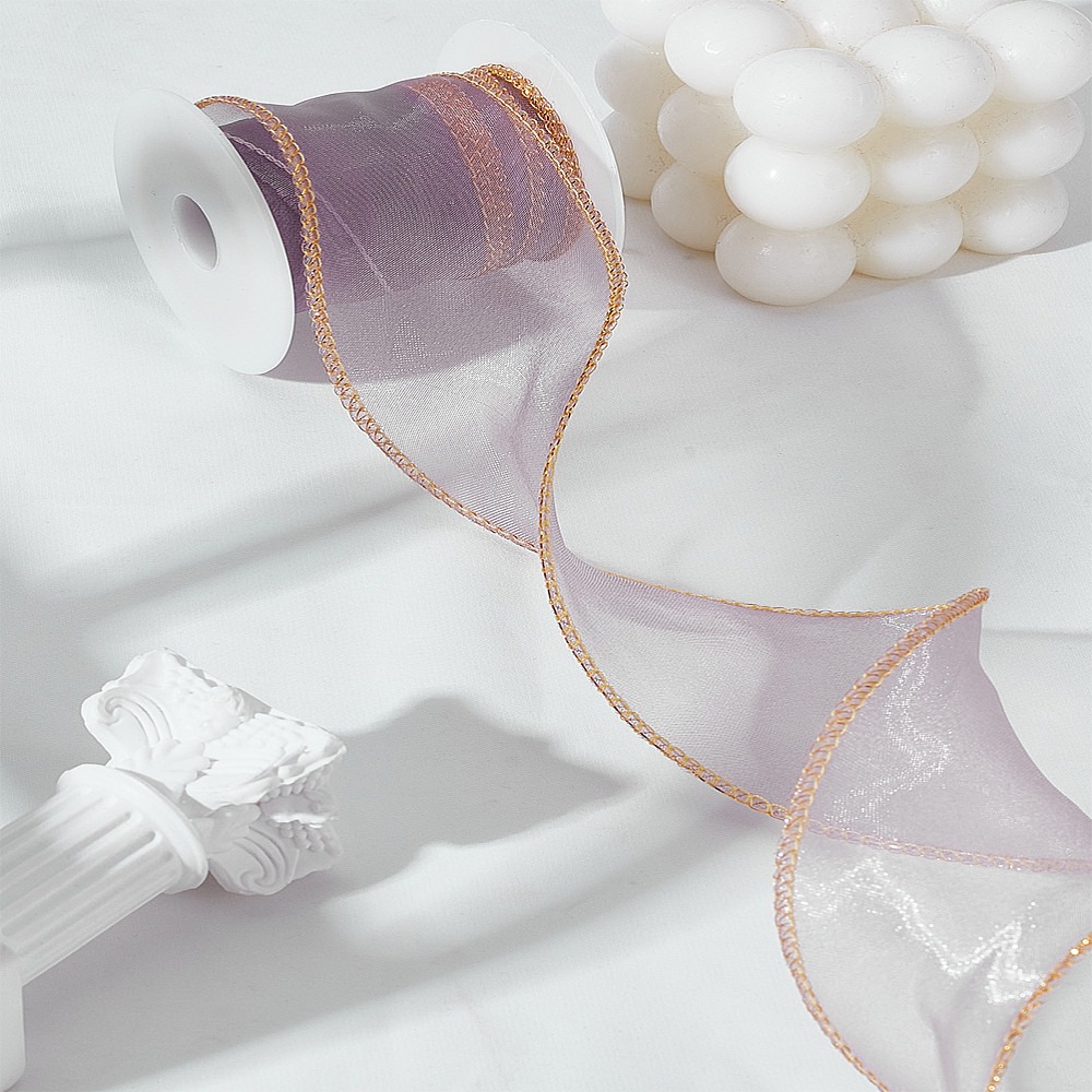 5 Yards Polyester Organza Ribb - Organza Ribbon Spool avis et prix