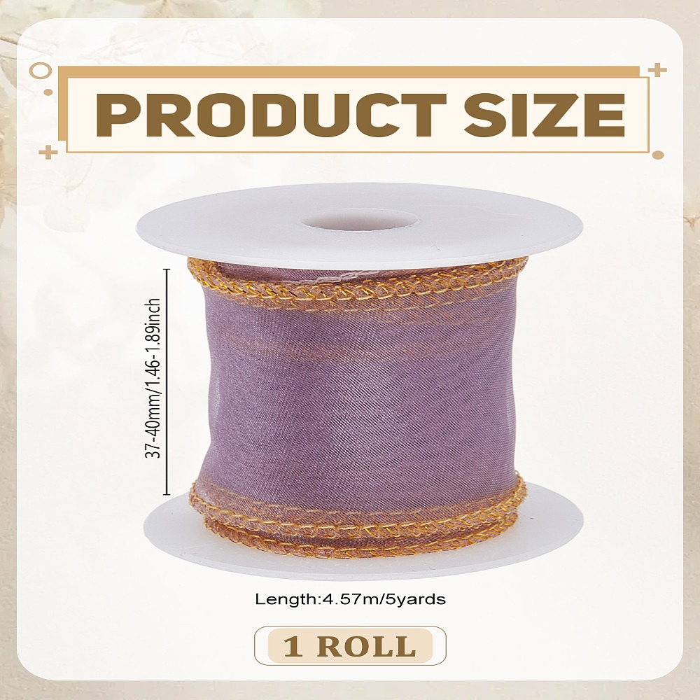 5 Yards Polyester Organza Ribb - Organza Ribbon Spool avis et prix