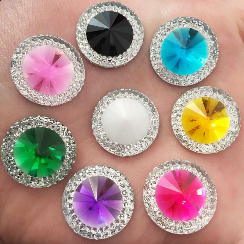 Resin 10/12/16mm Double Color  - Embellishment Glue Craft avis et prix