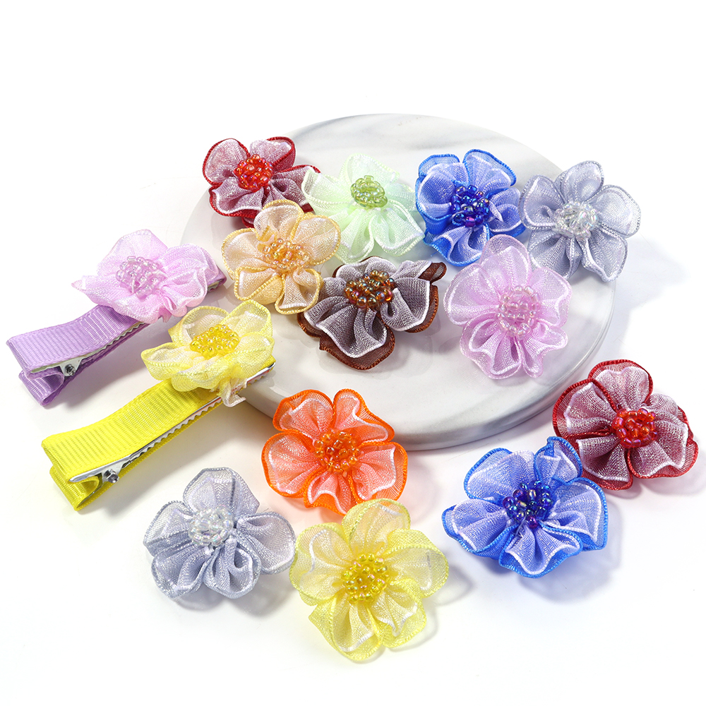 10Pcs/Lot Mesh Flower Applique - Applique Patch Flower avis et prix
