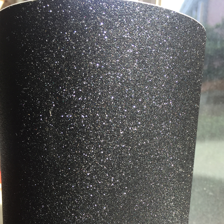50CM*300CM black Glitter Diamo - Glitter Vinyl Roll avis et prix
