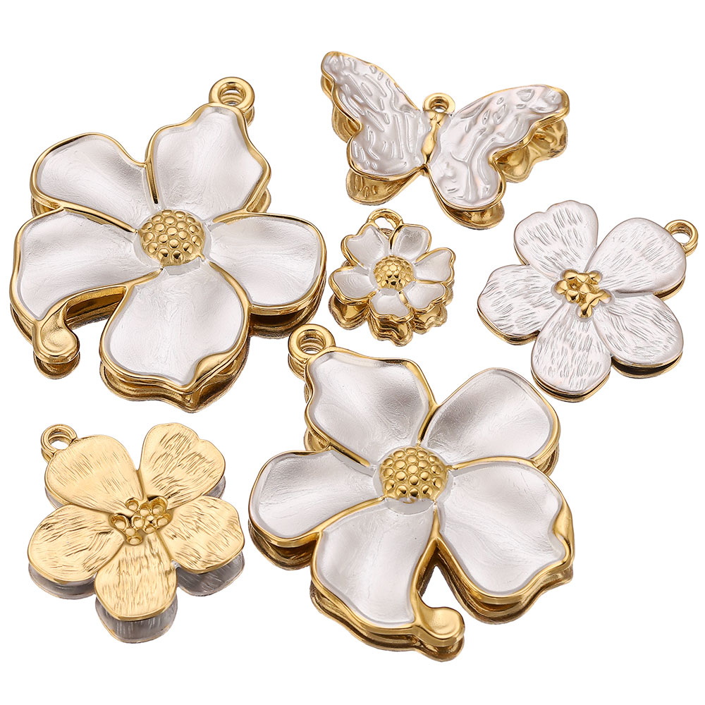 4PCS Stainless Steel White Cha - Embellishment Crafts avis et prix