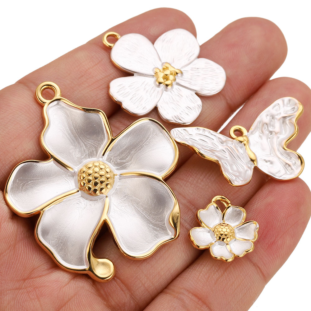 4PCS Stainless Steel White Cha - Embellishment Crafts avis et prix