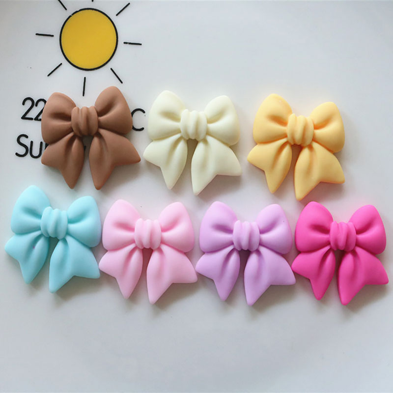 10PCS 30*29mm Bowknot Resin De - Embellishment Glue Craft avis et prix