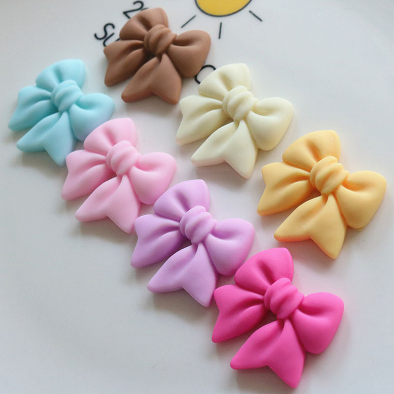10PCS 30*29mm Bowknot Resin De - Embellishment Glue Craft avis et prix