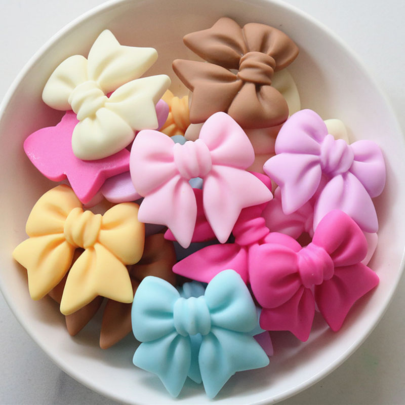 10PCS 30*29mm Bowknot Resin De - Embellishment Glue Craft avis et prix