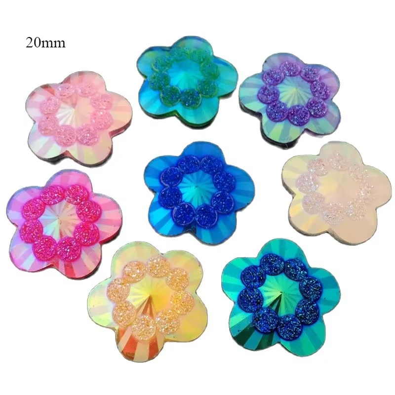 20pcs 20mm ab mixed color flow - Embellishment Glue Craft avis et prix