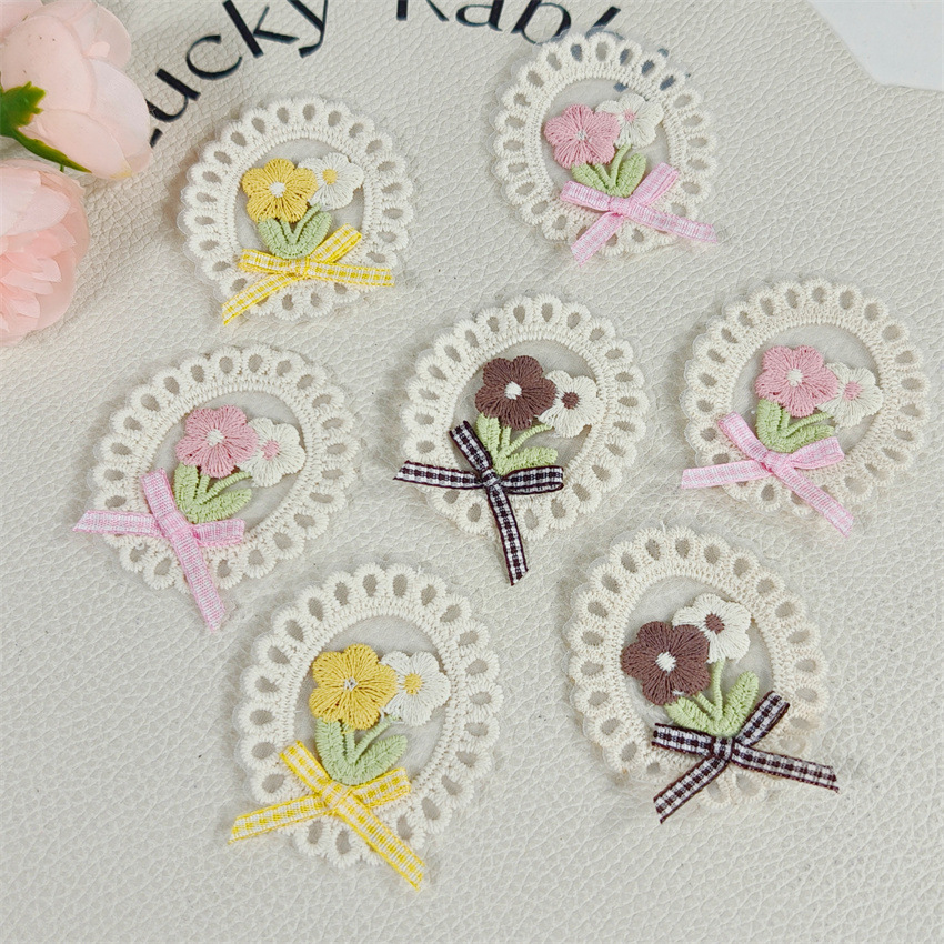 10PCS New Spring Summer Fresh  - Applique Patch Flower avis et prix