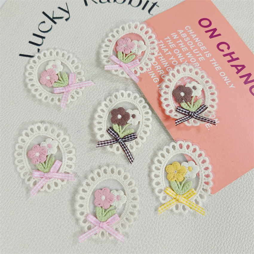 10PCS New Spring Summer Fresh  - Applique Patch Flower avis et prix