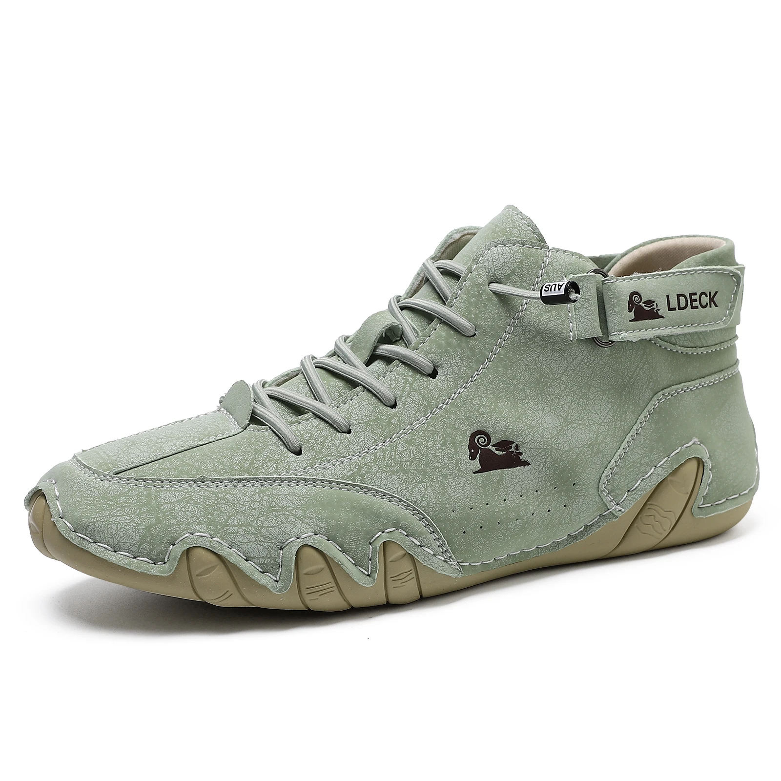 Men's Genuine Leather Shoes An - Guipure Lace Panel avis et prix