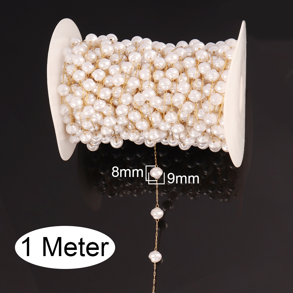 1Meters Stainless Steel Chain  - Pearl Trim Chain avis et prix
