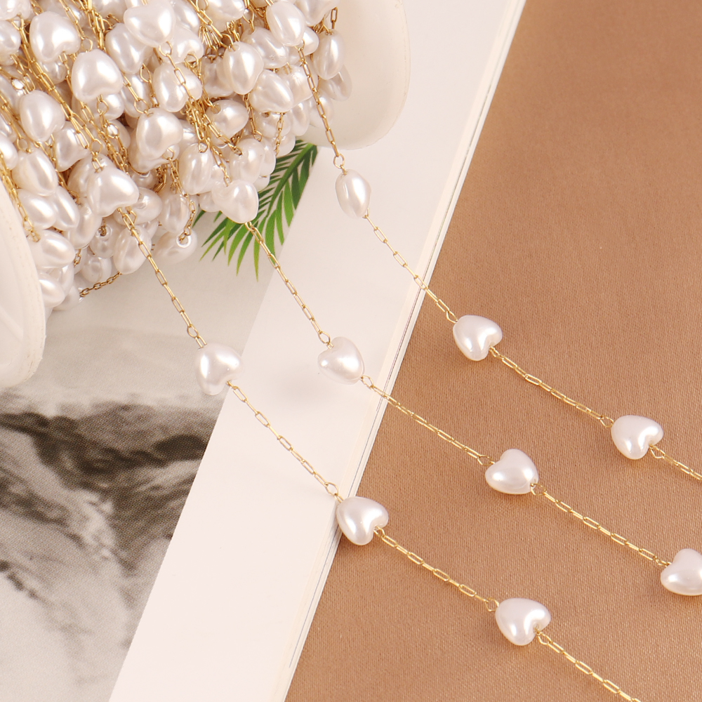 1Meters Stainless Steel Chain  - Pearl Trim Chain avis et prix
