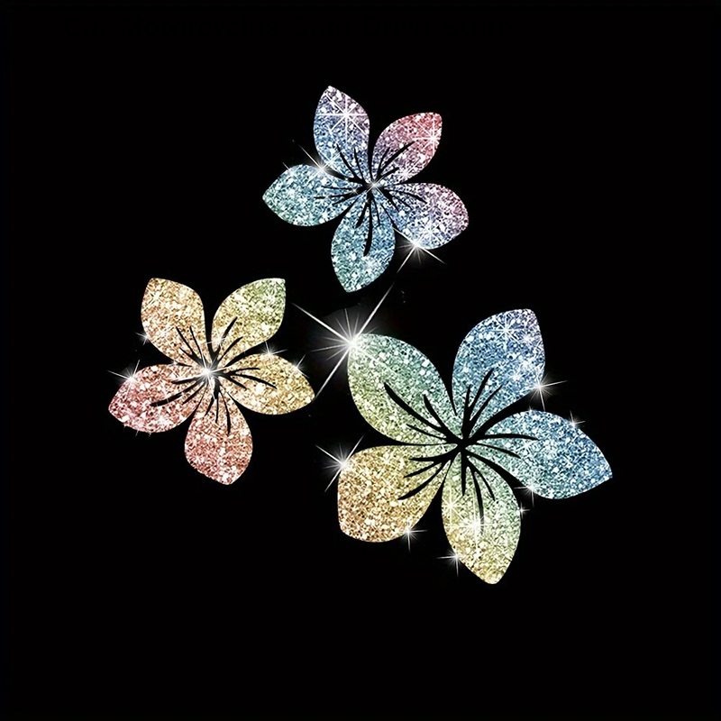 Floral Glitter Decorative Car  - Glitter Vinyl Roll avis et prix