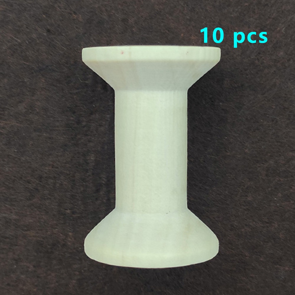 5/10PCS Wooden Bobbins Spools  - Organza Ribbon Spool avis et prix