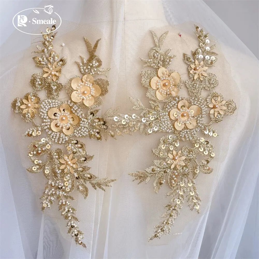 2PCS/1Pair New 12 Colors Sequi - Applique Patch Flower avis et prix