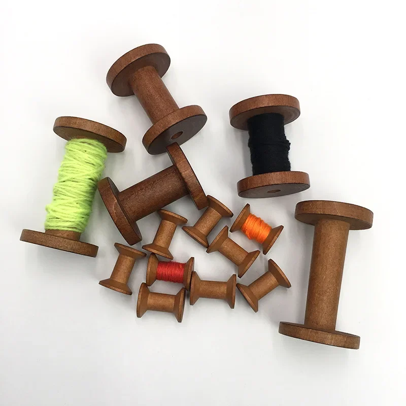 Vintage Wooden Spools DIY Reel - Organza Ribbon Spool avis et prix