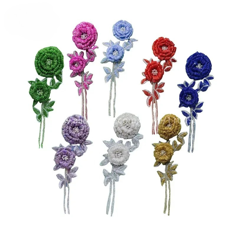NEW Multicolor Handmade Beaded - Applique Patch Flower avis et prix