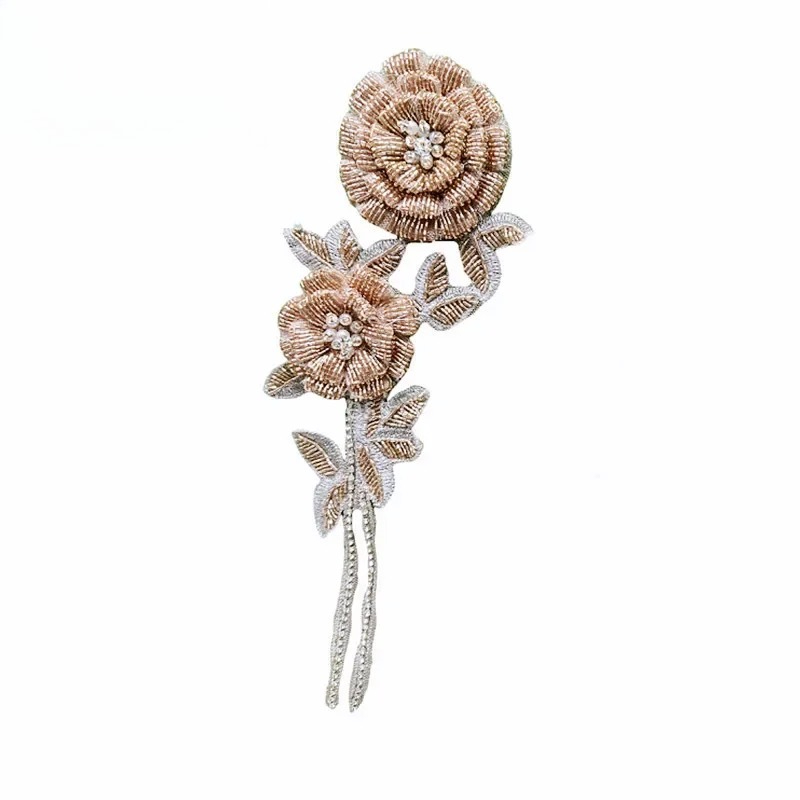 NEW Multicolor Handmade Beaded - Applique Patch Flower avis et prix