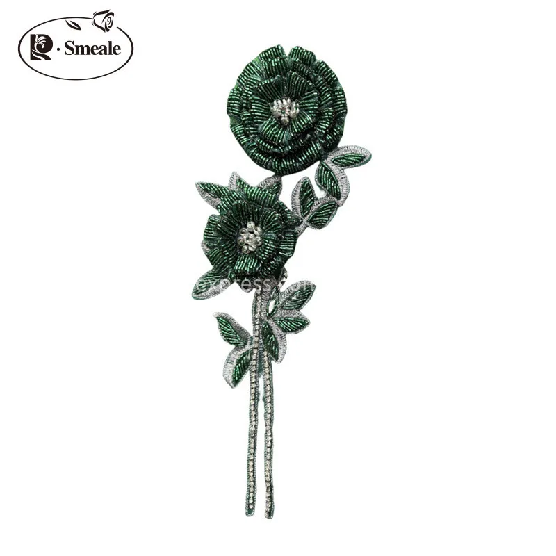NEW Multicolor Handmade Beaded - Applique Patch Flower avis et prix