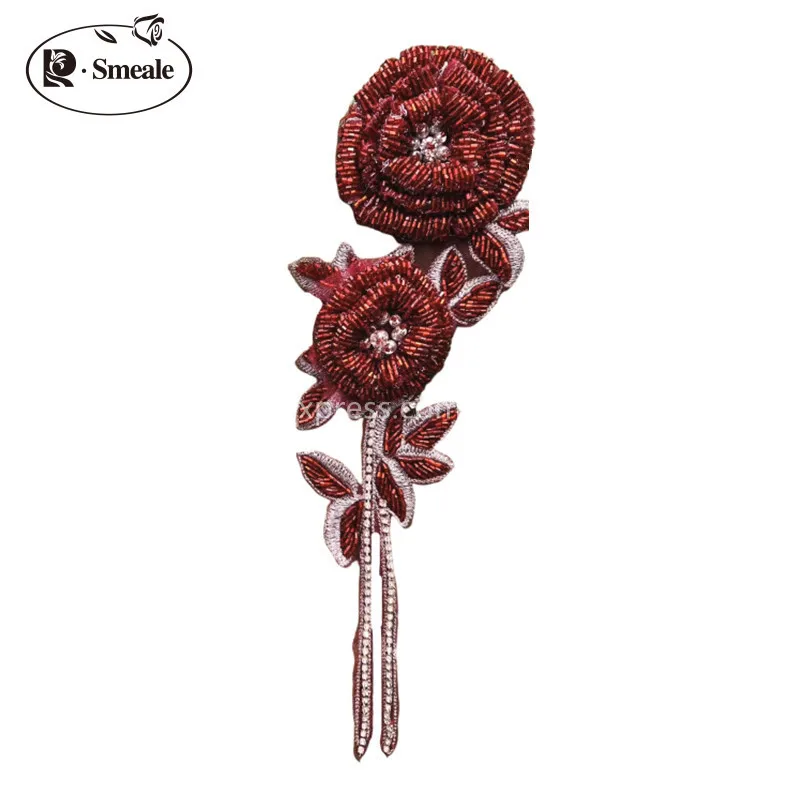 NEW Multicolor Handmade Beaded - Applique Patch Flower avis et prix