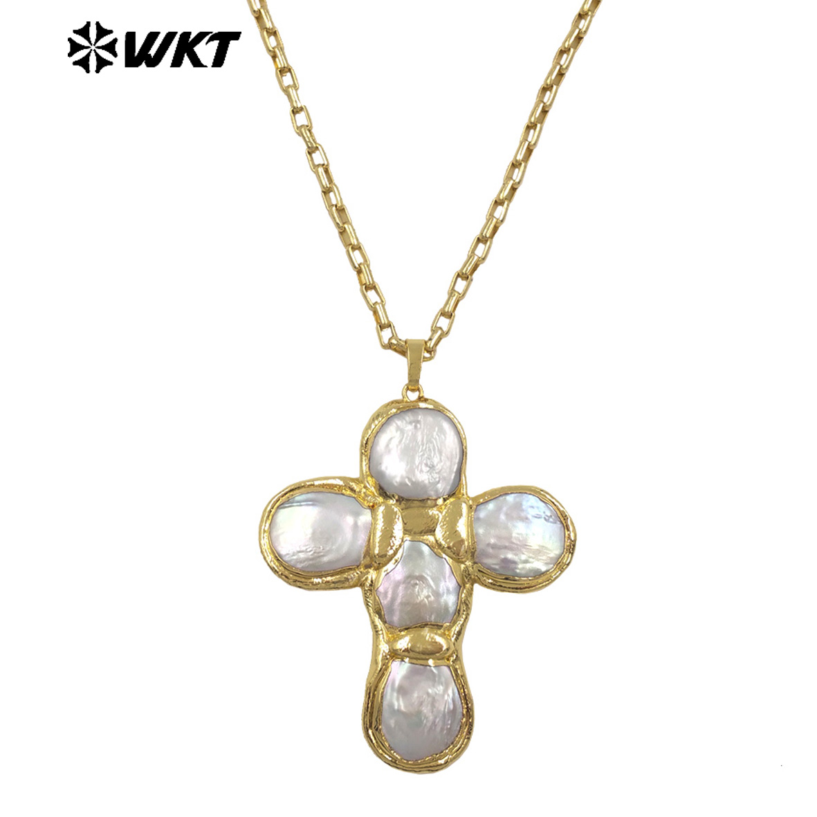 WT-JN349 Newest Design Natural - Pearl Trim Chain avis et prix