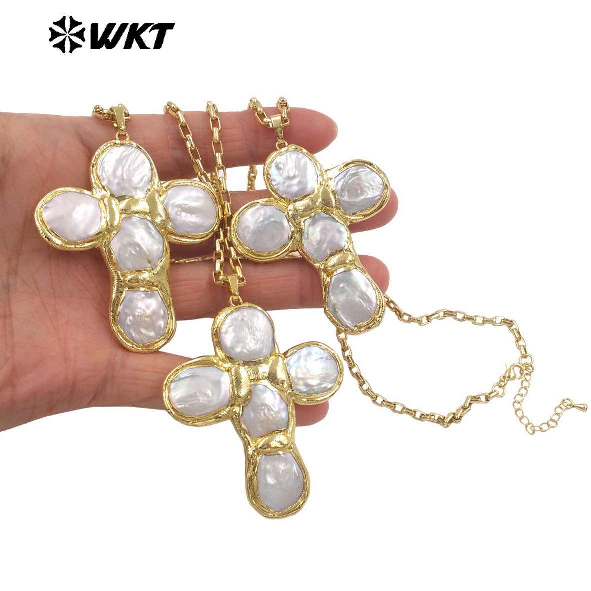 WT-JN349 Newest Design Natural - Pearl Trim Chain avis et prix
