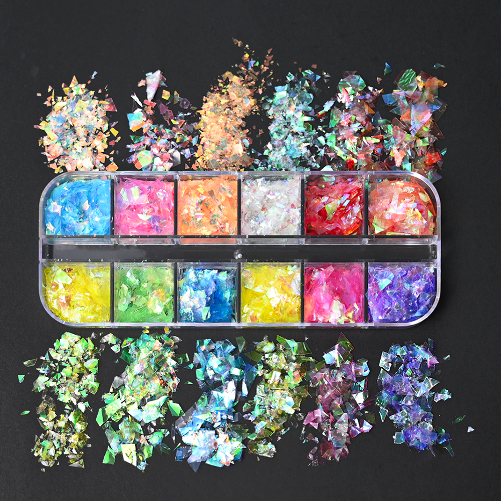 6Grids Shiny Iridescent Mermai - Glitter Vinyl Roll avis et prix
