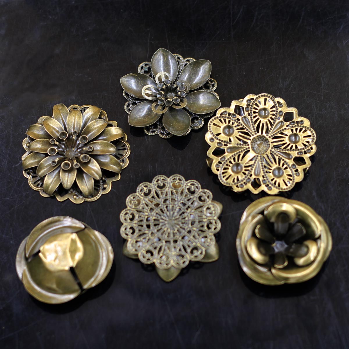 6Pcs Embellishments Combinatio - Embellish Craft avis et prix