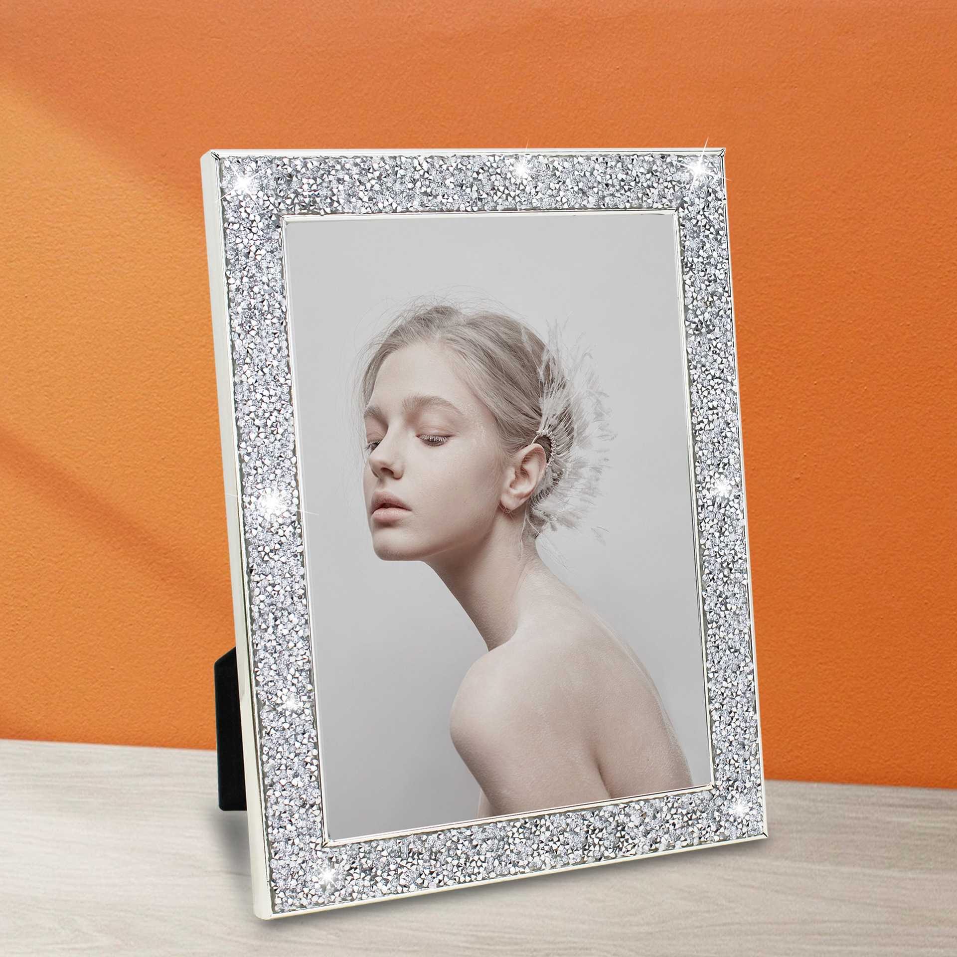 7-Inch Metallic Plated Picture - Sequin Fabric Panel avis et prix