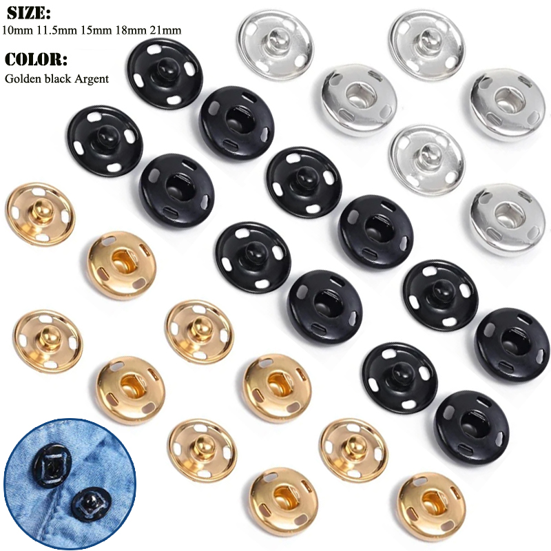 10/50 Set 8-10mm Metal Sew-on  - Iron On Stud Set avis et prix