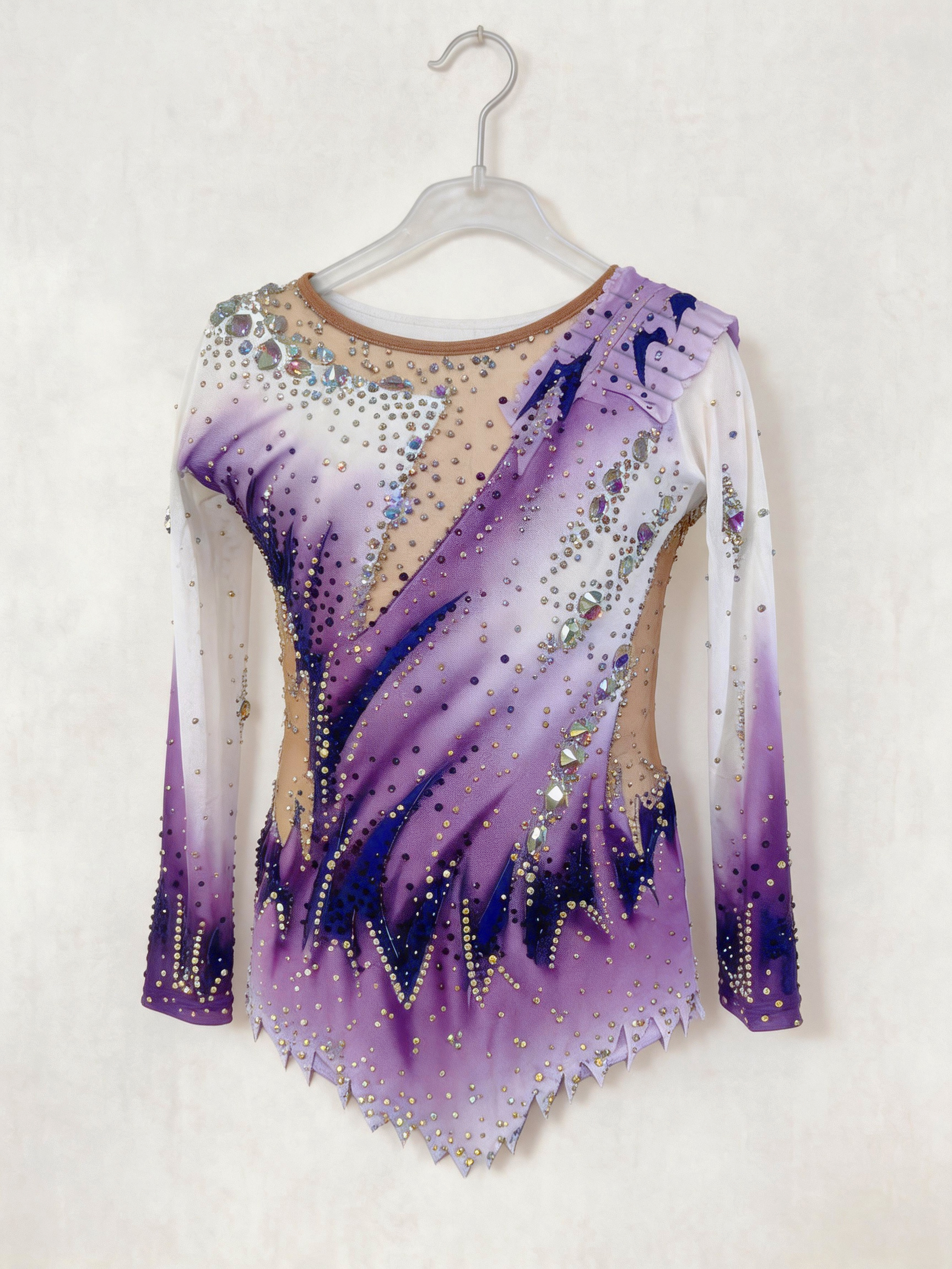 Girls Purple Ombre Luxury Rhyt - Rhinestone Banding Trim avis et prix
