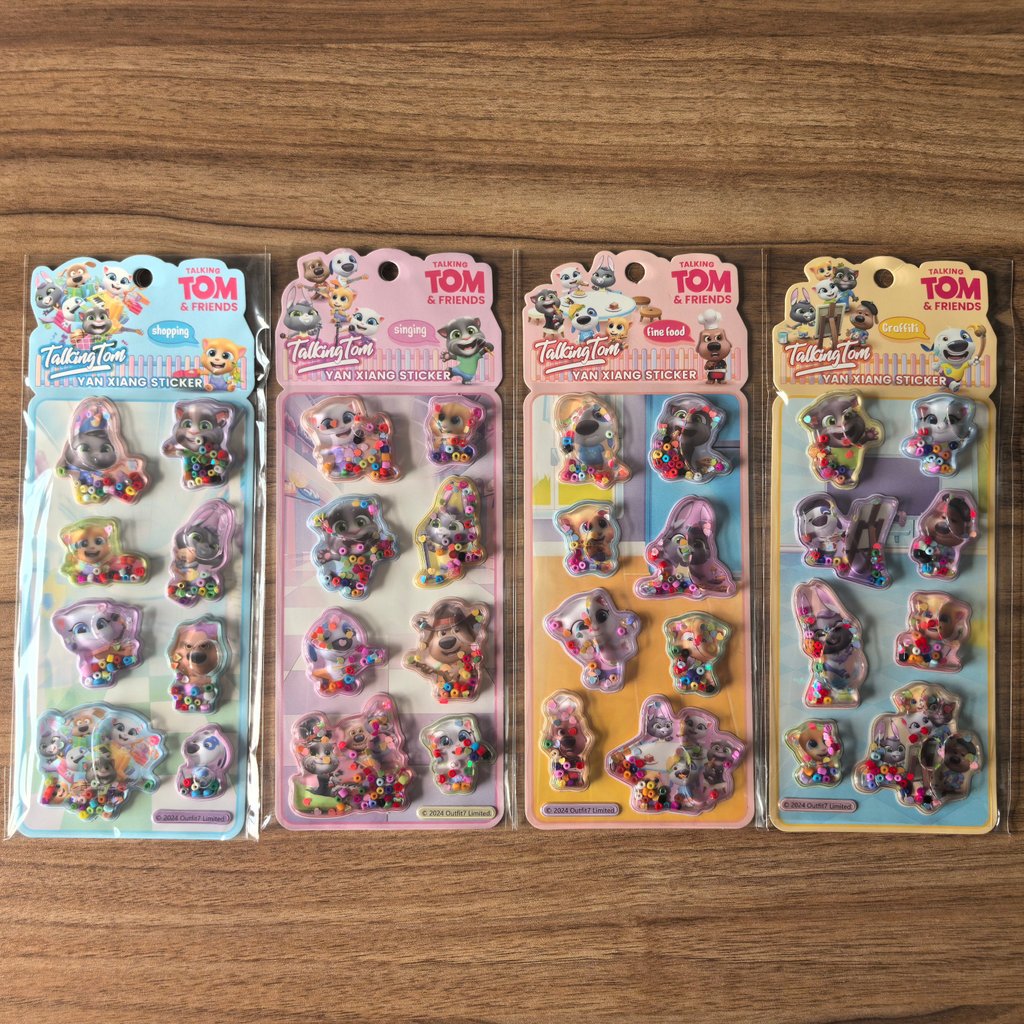 4Pack Fun Talking Tom Friends  - Craft Embellishment World avis et prix
