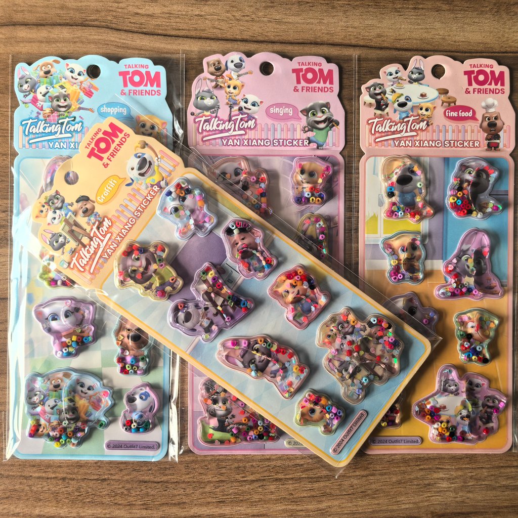 4Pack Fun Talking Tom Friends  - Craft Embellishment World avis et prix