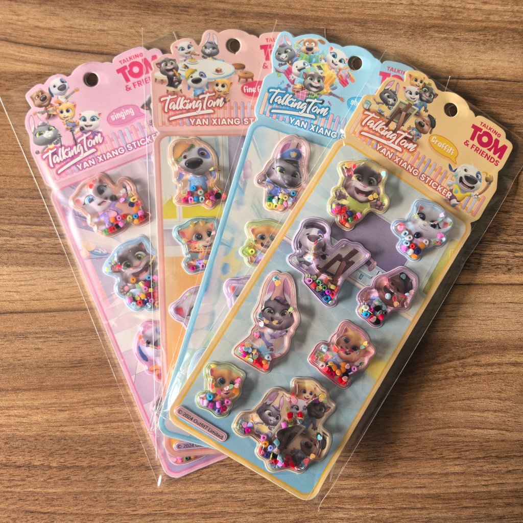 4Pack Fun Talking Tom Friends  - Craft Embellishment World avis et prix
