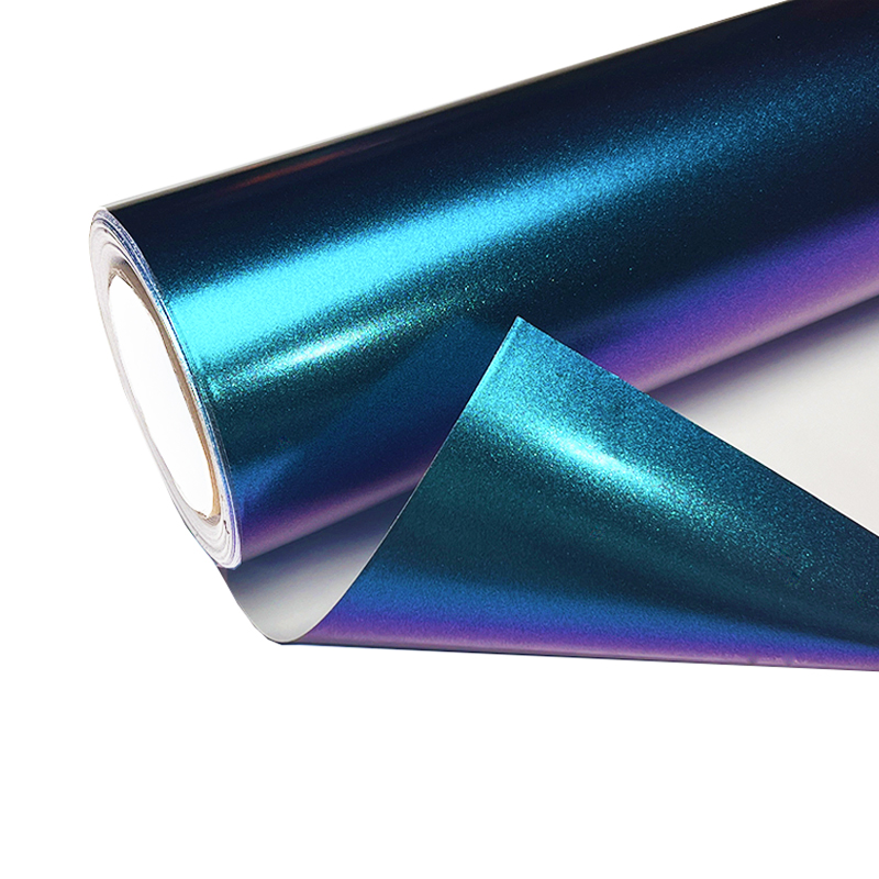 Matte Purple Blue Pearl Glitte - Glitter Vinyl Roll avis et prix