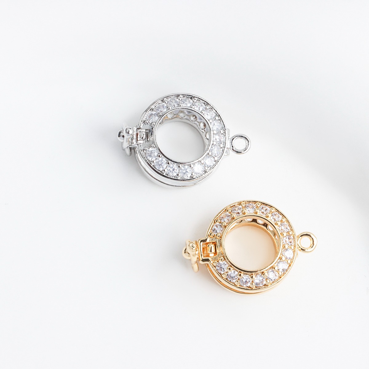 18K Real Gold-plated Zircon Ro - Pearl Trim Chain avis et prix