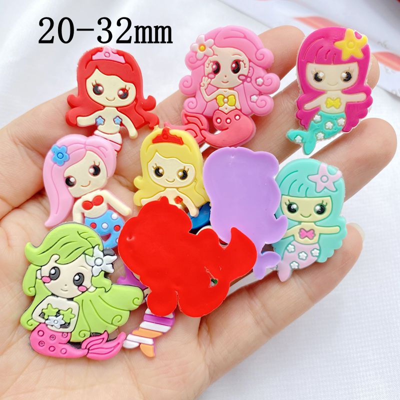 10pcs New Cute Cartoon Mermaid - Embellishment Glue Craft avis et prix