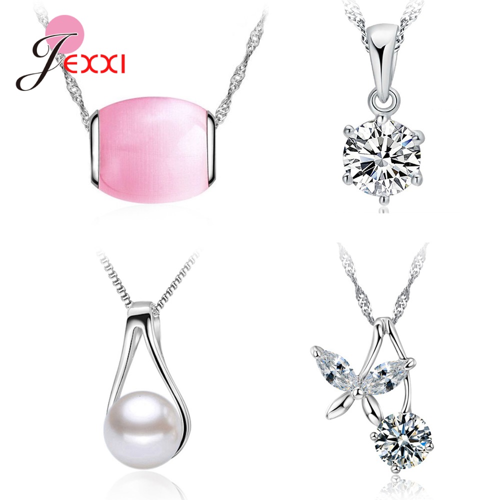 4pcs/Lot 925 Sterling Silver J - Pearl Trim Chain avis et prix