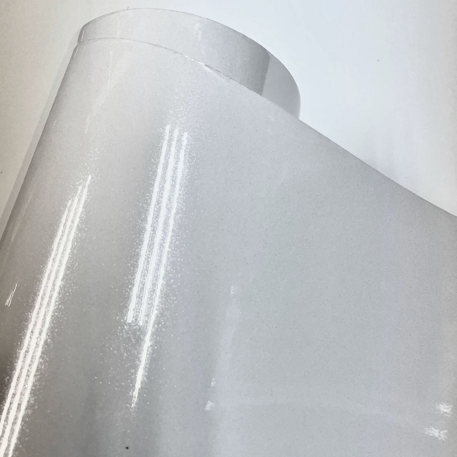 50cm*600cm High Glossy White G - Glitter Vinyl Roll avis et prix