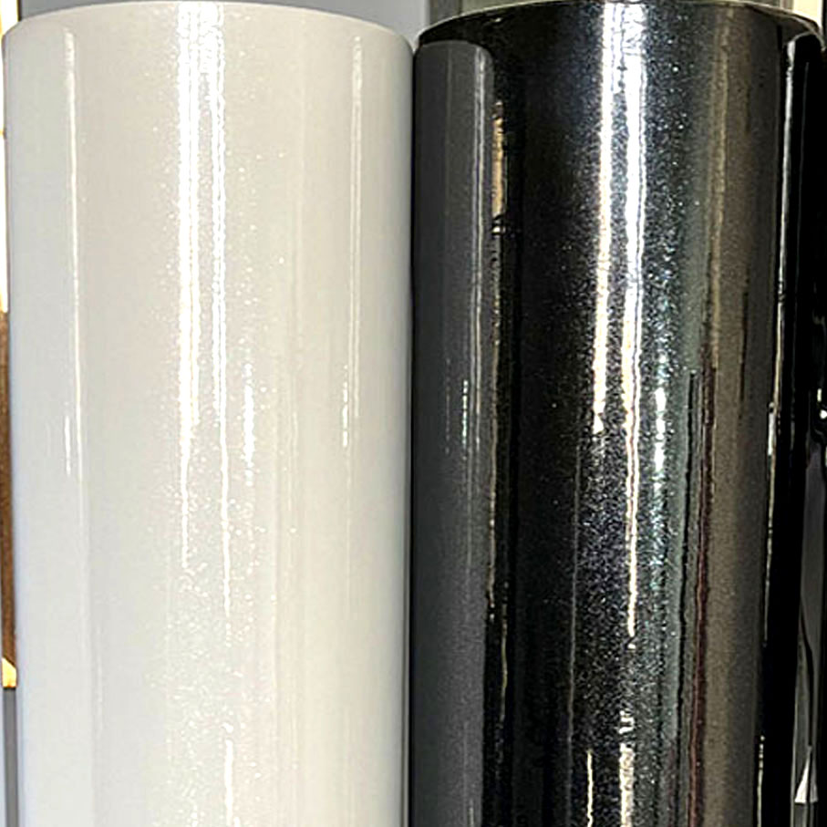 50cm*600cm High Glossy White G - Glitter Vinyl Roll avis et prix