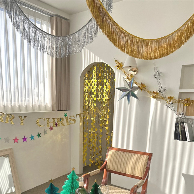 Shiny Tinsel Tassels Fringes B - Tassel Fringe Trim avis et prix