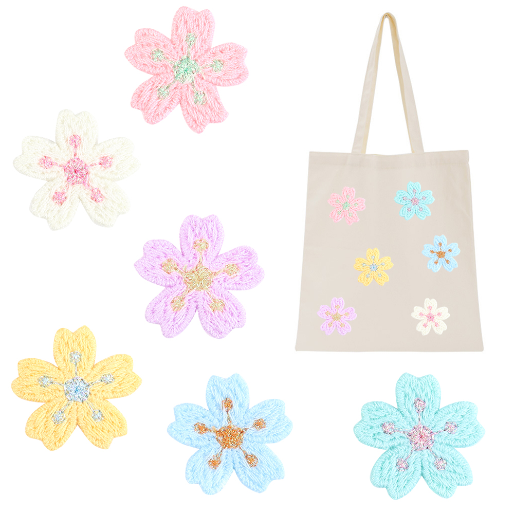 20pcs/lot Colorful 2.4cm Embro - Applique Patch Flower avis et prix