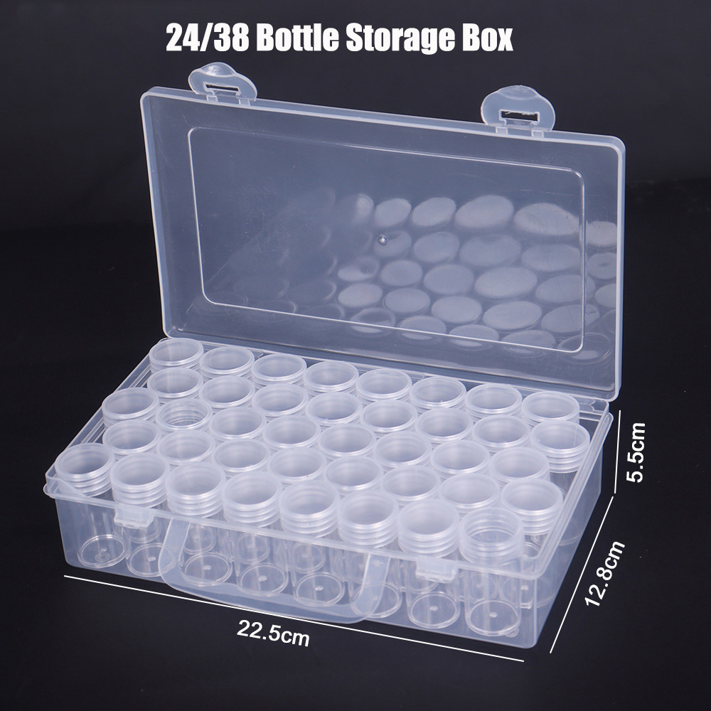 Bottles Box Storage Transparen - Craft Embellishment Storage avis et prix