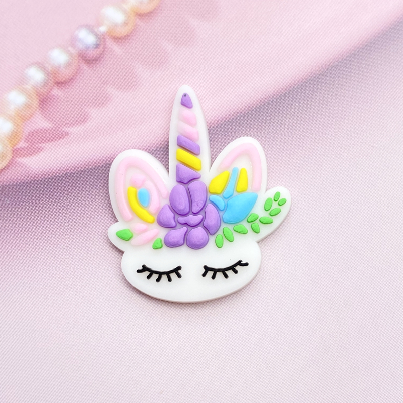 12pcs Cute Mini Unicorn head P - Embellishment Glue Craft avis et prix