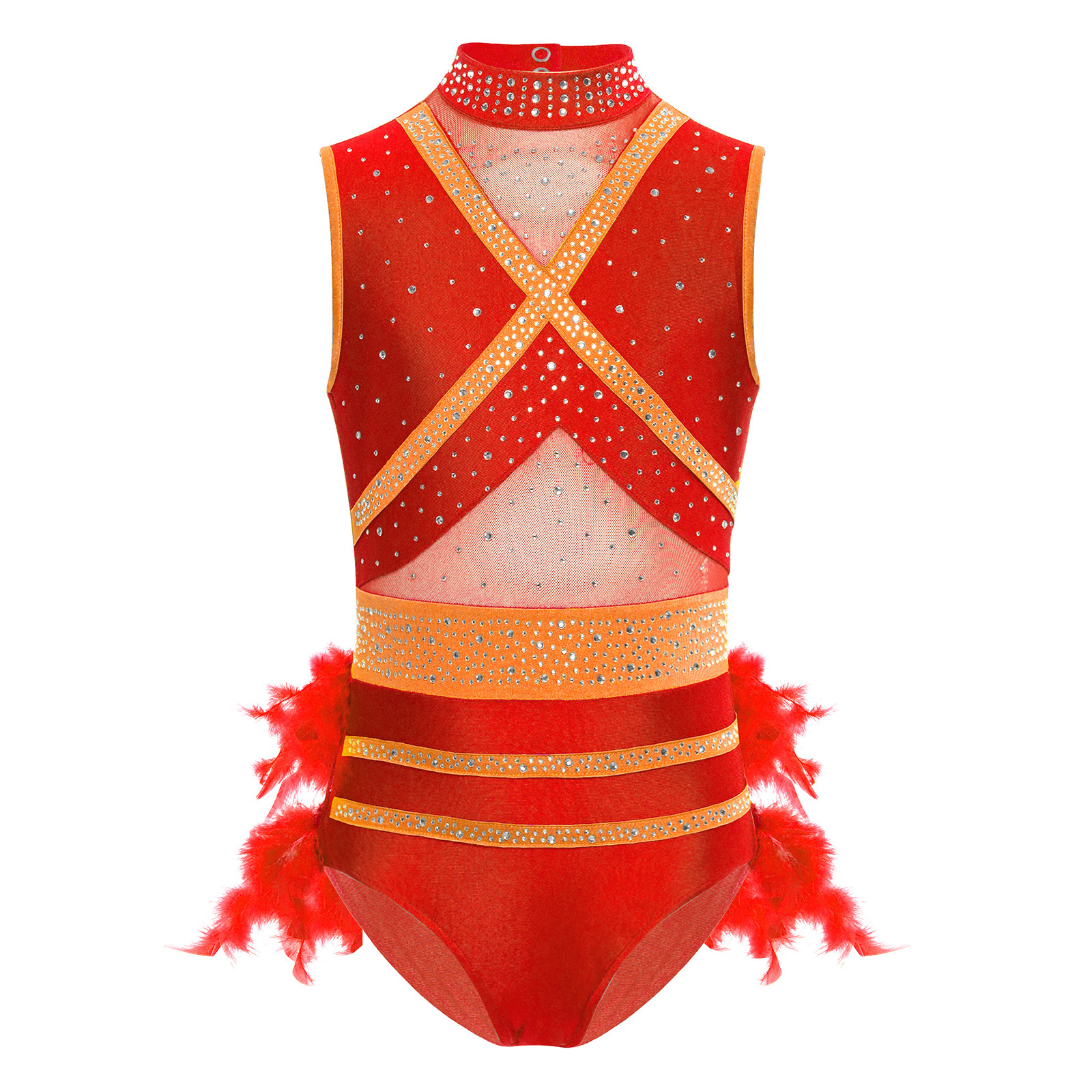 Kids Girls Latin Ballet Dance  - Rhinestone Banding Trim avis et prix
