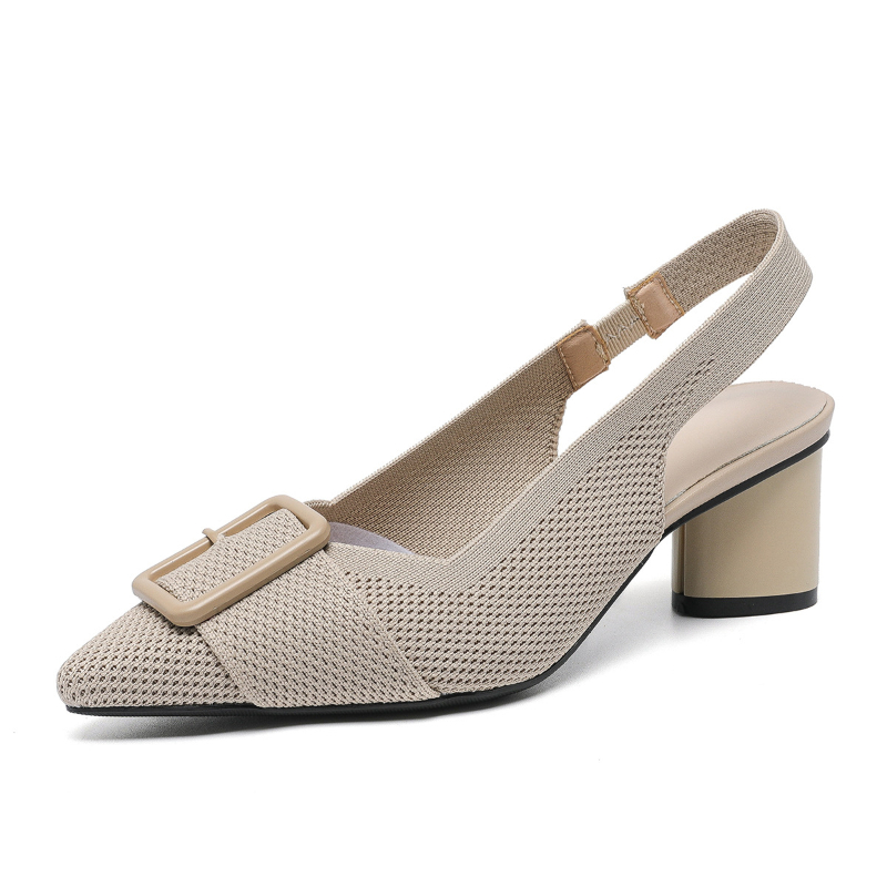 Womens Pointed Toe Knit Hollow - Embellish Knit avis et prix